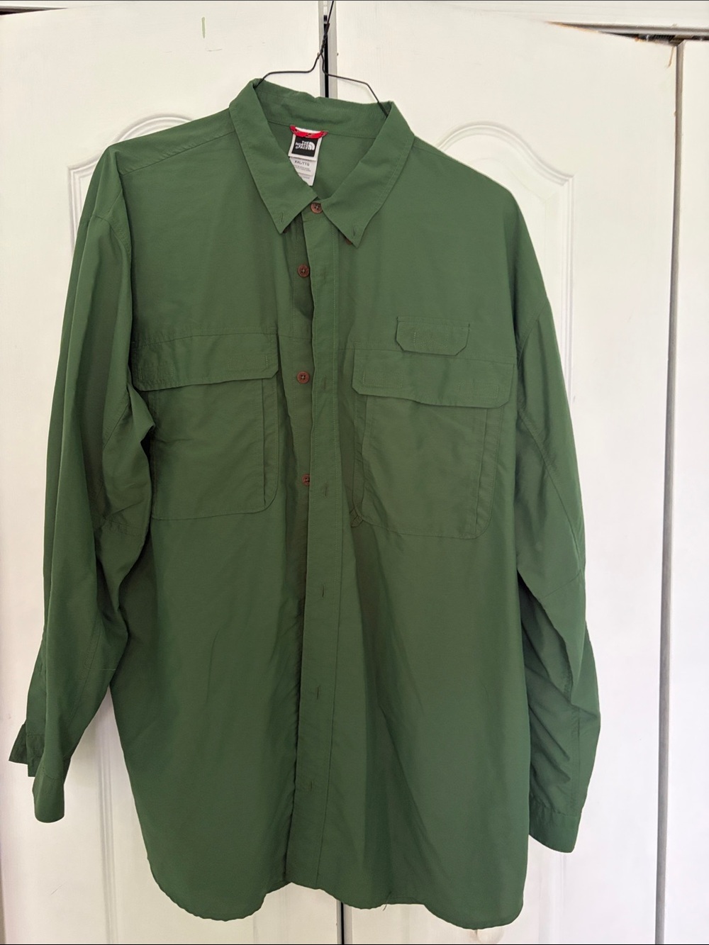 The North Face Olive Green Military Field Shirt Jacket